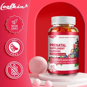 Prenatal Vitamin Gummies with Biotin and Folic Acid,  Promote Fetal Development